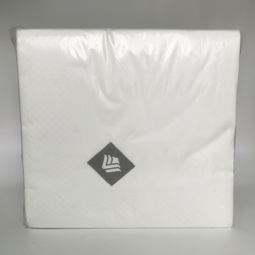 16" x 16" WrapNap White 1/4 Fold 2-Ply Dinner Napkin - 3000/Case