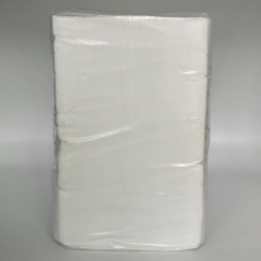 16" x 16" WrapNap White 1/4 Fold 2-Ply Dinner Napkin - 3000/Case