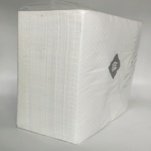 16" x 16" WrapNap White 1/4 Fold 2-Ply Dinner Napkin - 3000/Case