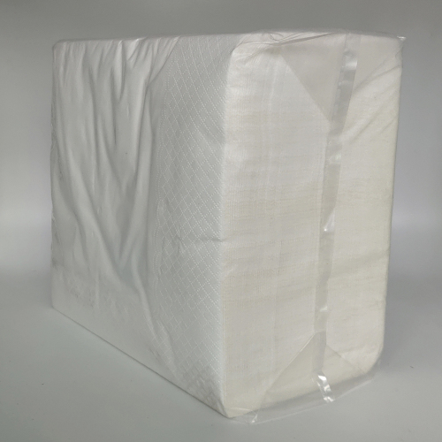 16" x 16" WrapNap White 1/4 Fold 2-Ply Dinner Napkin - 3000/Case