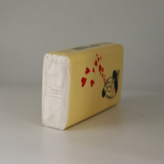 100% Virgin Wood Pulp Fragrance Unbleached Custom Printed Facial Pocket Size Serviette Tissue