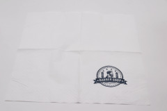1-Ply White Beverage / Cocktail Napkin - 4000/Case