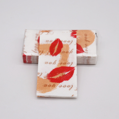 Custom Pocket Tissues China Factory 3ply Virgin Wood Pulp Paper Pocket Tissue