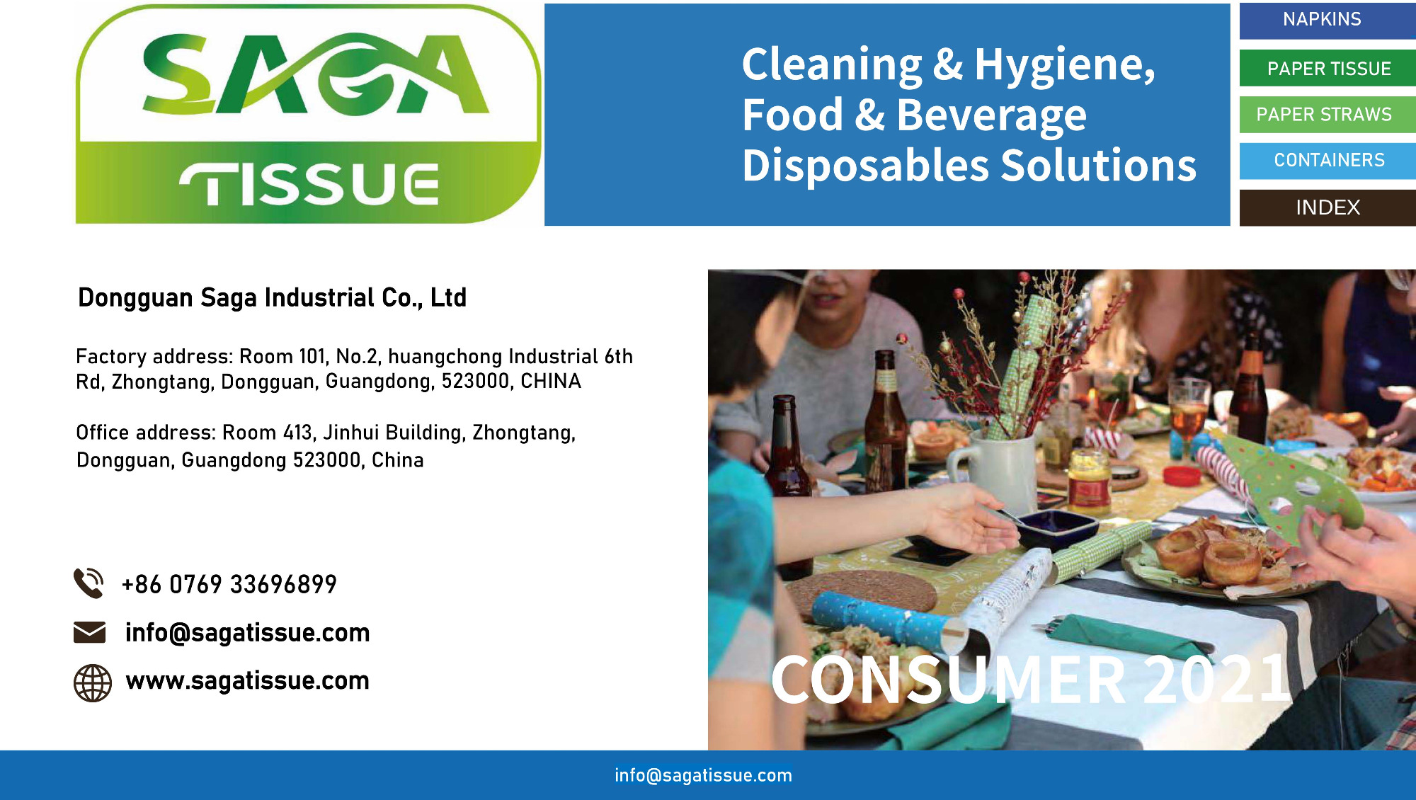 Paper Product Catalog from Saga Tissue