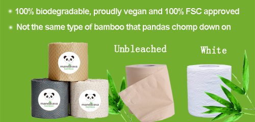 Tree Free Bamboo Toilet Tissue Paper Roll