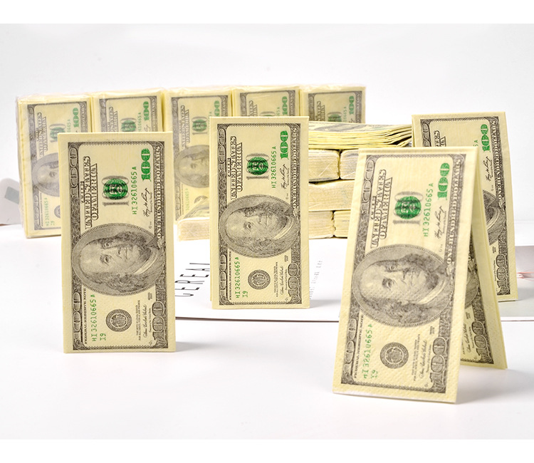 Custom High Quality Paper Napkins For Printing Dinner Napkin Paper Printed Paper Fake Money For Party