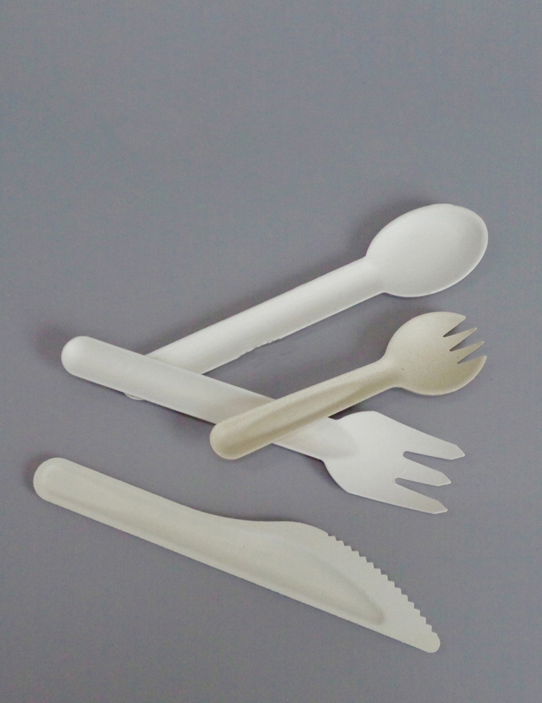 4 in 1 Cutlery Set Biodegradable Disposable To Go Individually Wrapped Cutlery Kits