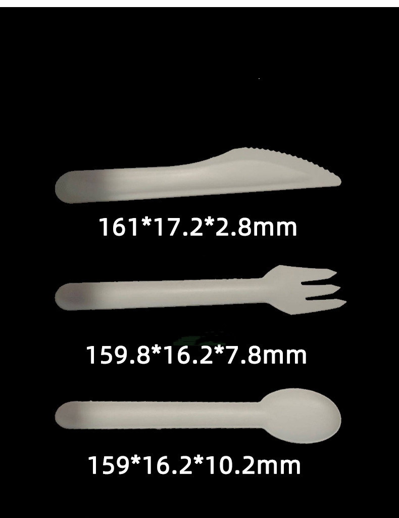4 in 1 Cutlery Set Biodegradable Disposable To Go Individually Wrapped Cutlery Kits