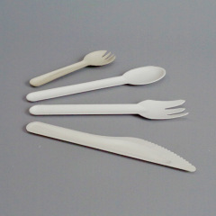 4 in 1 Cutlery Set Biodegradable Disposable To Go Individually Wrapped Cutlery Kits