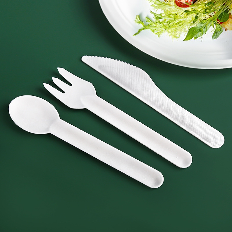 4 in 1 Cutlery Set Biodegradable Disposable To Go Individually Wrapped
