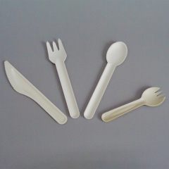 4 in 1 Cutlery Set Biodegradable Disposable To Go Individually Wrapped Cutlery Kits