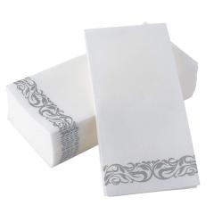 Pure Wood Pulp Tissue Disposable Paper Napkin Thick Airlaid Napkin for Dinner Restaurant Paper Napkins & Serviettes Printed