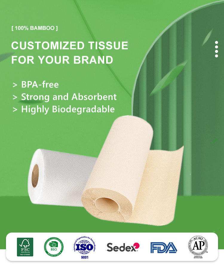 Water Absorbing Dust-free Kitchen Towel Tissue Big Roll Towels Kitchen Paper Towel
