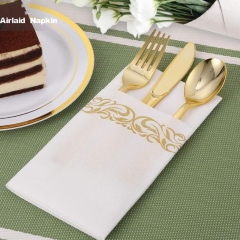 Dinner Airlaid Custom Paper Napkins with Customized Logo