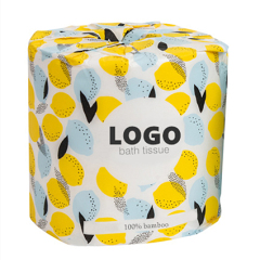 Soft Organic Eco Friendly Certified OEM Custom Cheap 3ply Bamboo Toilet Paper