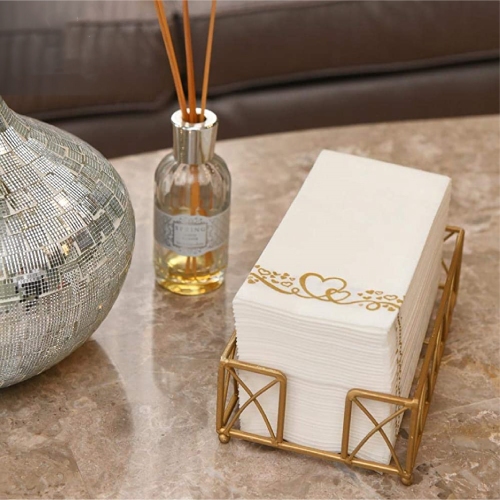 Hot Sell Nice quality 1/4 1/8 Fold Table Tissue Wood Pulp Airlaid Paper Napkin