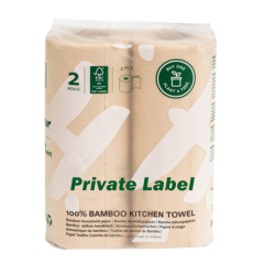 Kitchen Paper Towel Strong Oil Absorption Embossed Kitchen Roll Tissues with Individual Paper Wrapper