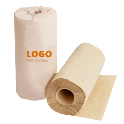 Kitchen Paper Towel Strong Oil Absorption Embossed Kitchen Roll Tissues with Individual Paper Wrapper