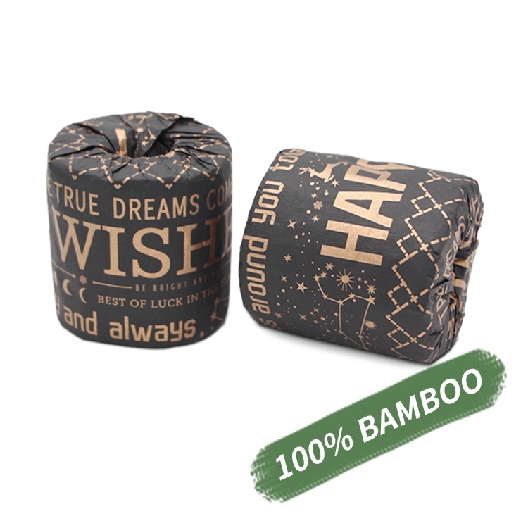 Bathroom Tissue 2 ply Bamboo Toilet Paper Toilet Tissue Paper Custom Jumbo Roll Tissues