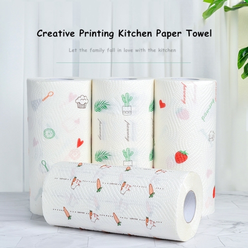 Reusable bamboo paper towels Washable Paper Towels 100 Sheets - Compostable, Eco Friendly, Disposable, Tree Free Kitchen Paper Towel