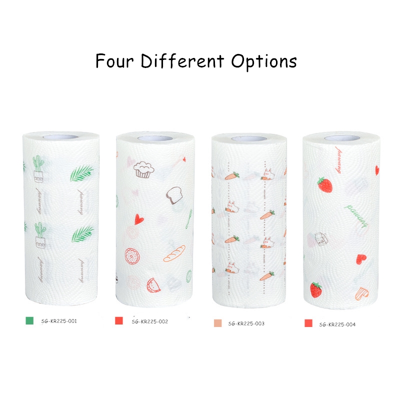 Reusable bamboo paper towels Washable Paper Towels 100 Sheets - Compostable, Eco Friendly, Disposable, Tree Free Kitchen Paper Towel