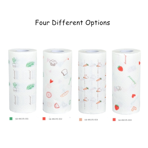 Reusable bamboo paper towels Washable Paper Towels 100 Sheets - Compostable, Eco Friendly, Disposable, Tree Free Kitchen Paper Towel