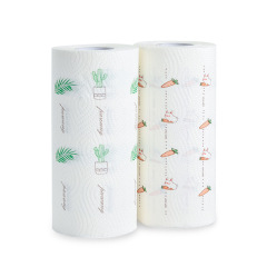 Reusable bamboo paper towels Washable Paper Towels 100 Sheets - Compostable, Eco Friendly, Disposable, Tree Free Kitchen Paper Towel