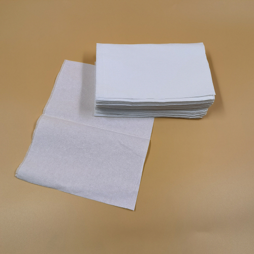 White Wide Interfold 6 1/2" x 8 1/2" Dispenser Napkin - 6000/Case