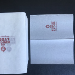 Wholesale interfolded paper towel V fold dinning table tissue paper napkins