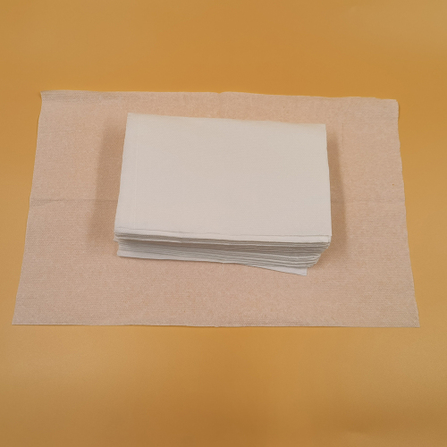 White Wide Interfold 6 1/2" x 8 1/2" Dispenser Napkin - 6000/Case
