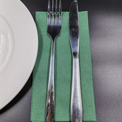 Wholesale Custom Disposable Green Airlaid Napkin Paper Napkins for Restaurant