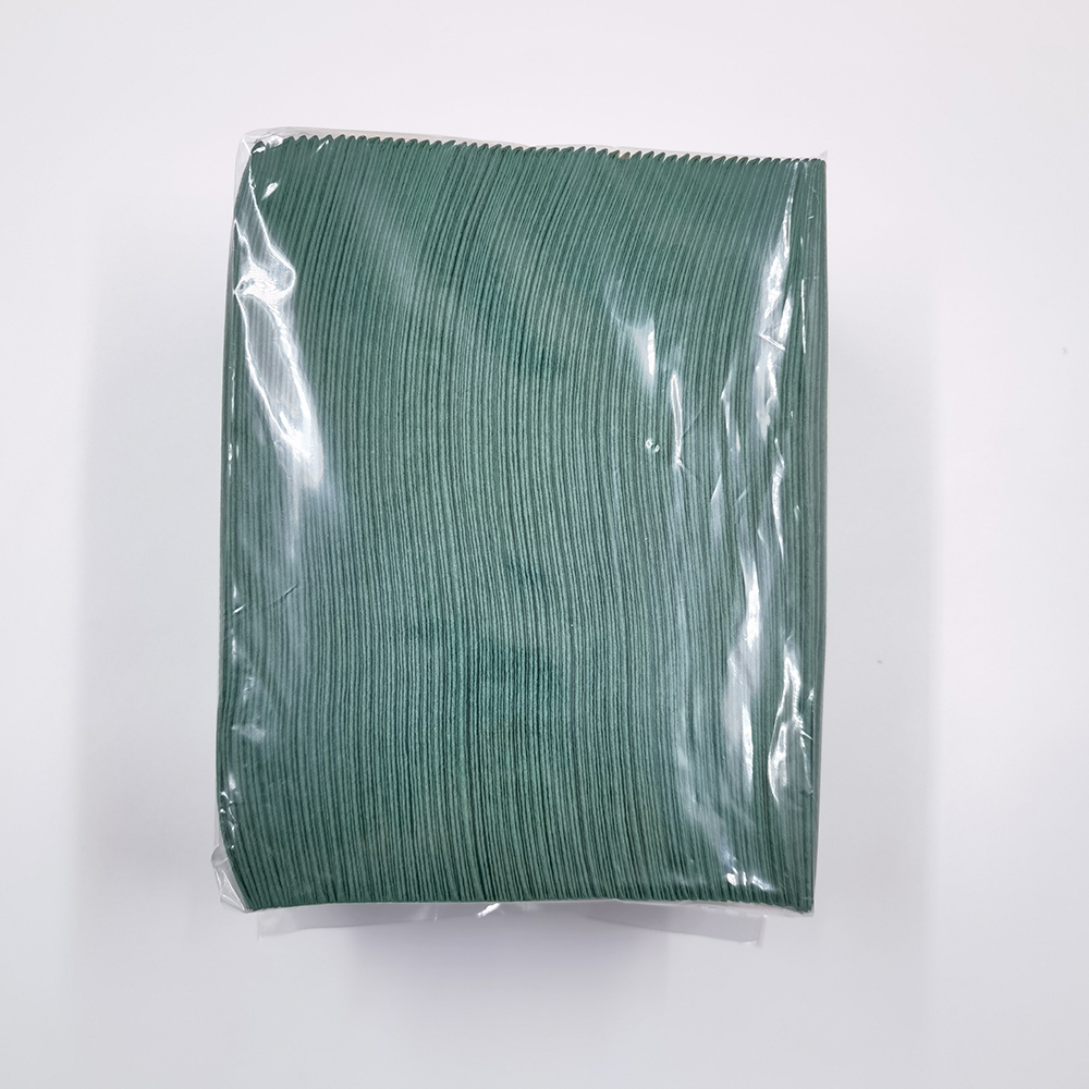 Wholesale Custom Disposable Green Airlaid Napkin Paper Napkins for Restaurant