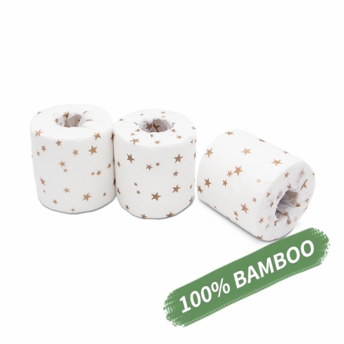 OEM Toilet Natural Color Tissue Absorbent Hand Bamboo Paper Towel Use for Toilet