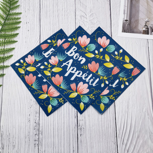 High Quality Cheap Custom Printed Disposable Paper Napkins