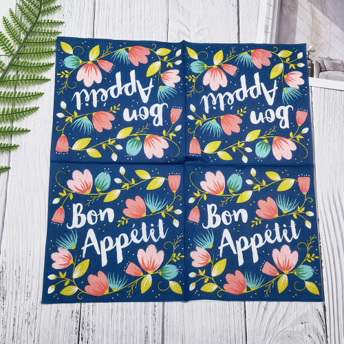 High Quality Cheap Custom Printed Disposable Paper Napkins