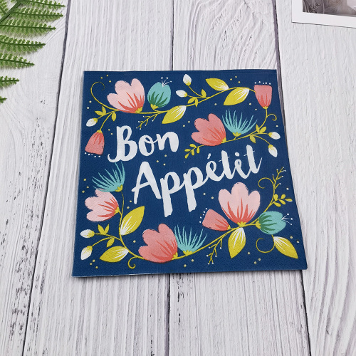 High Quality Cheap Custom Printed Disposable Paper Napkins
