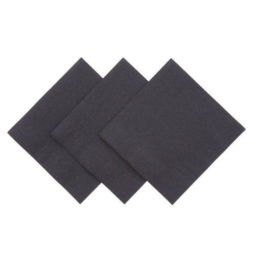 Black Paper Napkin, Cocktail Black Napkin, DIsposable Napkins, Eco-friendly Bar Napkins, Wedding Cocktail Napkins, Dessert Napkins