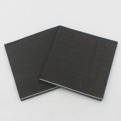 Black Paper Napkin, Cocktail Black Napkin, DIsposable Napkins, Eco-friendly Bar Napkins, Wedding Cocktail Napkins, Dessert Napkins