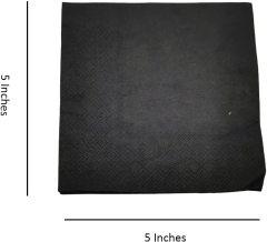 Black Paper Napkin, Cocktail Black Napkin, DIsposable Napkins, Eco-friendly Bar Napkins, Wedding Cocktail Napkins, Dessert Napkins