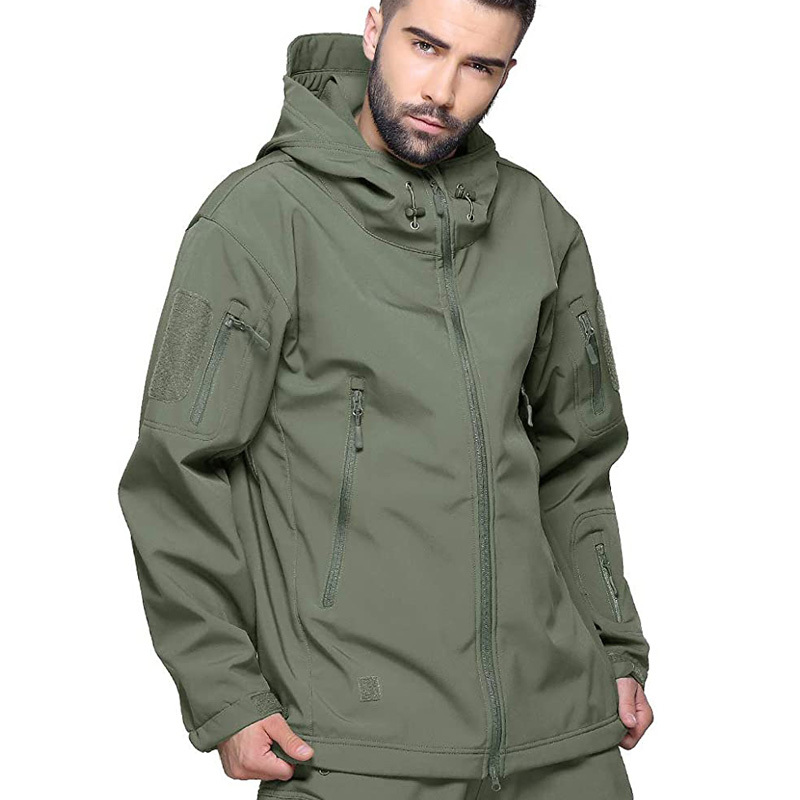 olive green tactical jacket military hardshell jacket tactical winter jacket