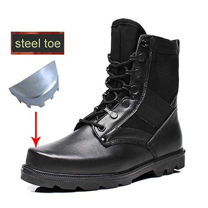 special forces boots steel toe combat boots black army boots