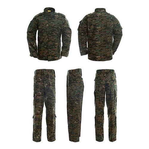 Uniforme de acu do exército digital da camuflagem da floresta uniforme da união militar da roupa