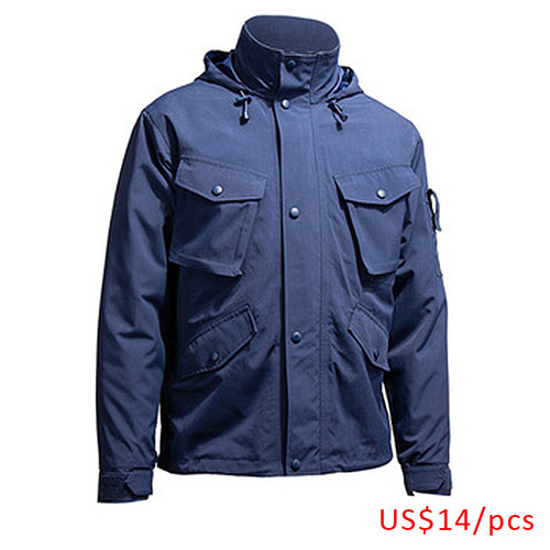 Темно-синяя тактическая куртка, тактическая стильная куртка, повседневная тактическая куртка