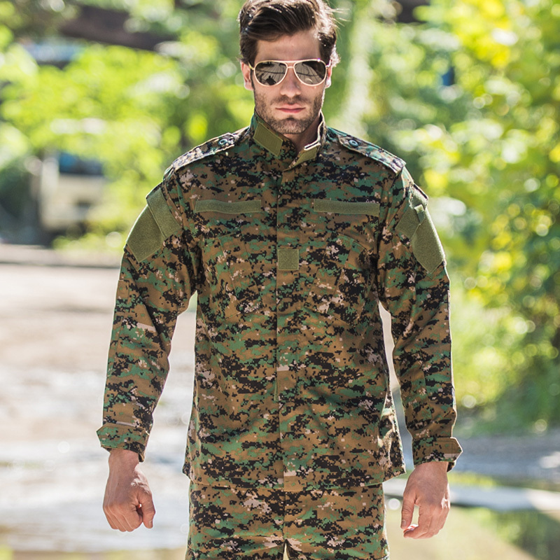 Uniforme de acu do exército digital da camuflagem da floresta uniforme da união militar da roupa