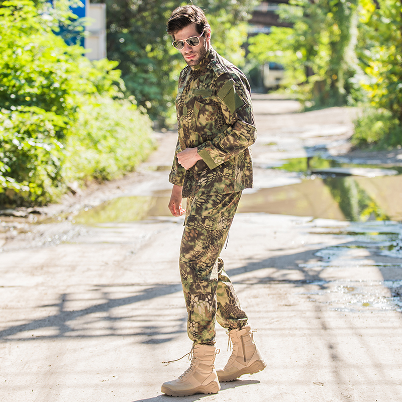 New Army Greens Military Dress Kryptek-Mandrake Soldier Uniform