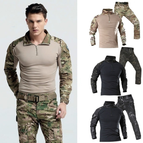 G2 Military Clothing Tactical Frog Suit Mens Long-sleeved four-season Combat Suit for Outdoor Training Clothing
