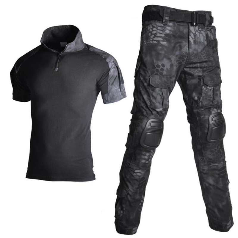 G2 Camouflage Short Sleeve Sapo Terno Militar Uniforme traje tático de verão Soldado Sapo especial