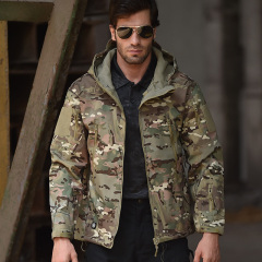 Veste à carapace molle imperméable, respirable, imperméable au vent veste à capuchon pour hommes veste militaire personnalisée à carapace molle