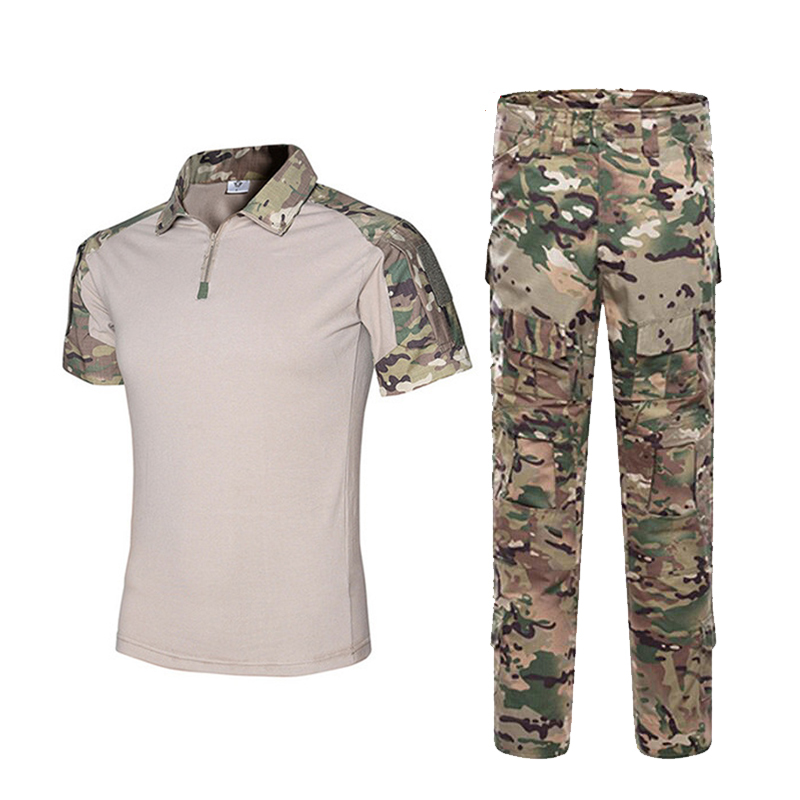 G2 Camouflage Short Sleeve Frog Suit Military Uniform summer tactical suit special soldier frog clothes