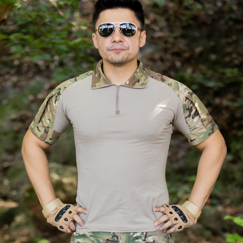 G2 Camouflage Short Sleeve Frog Suit Military Uniform summer tactical suit special soldier frog clothes